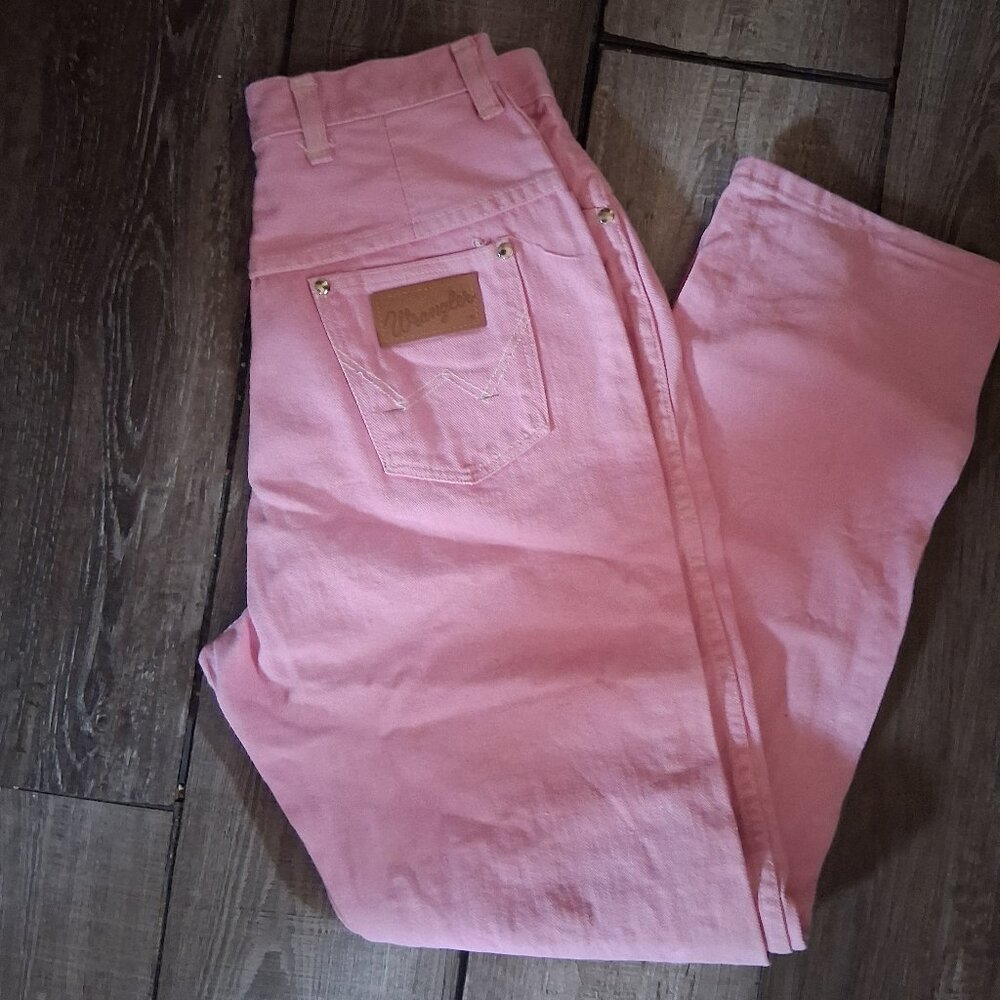 Vintage Wrangler Jeans Pink Misses 15/16 Slim